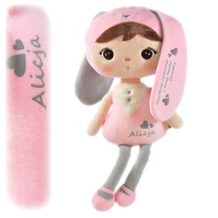 Puppe Hase Metoo rosa 50cm