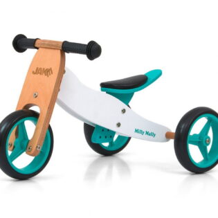 Holzlaufrad JAKE Classic Mint Milly Mally 2in1