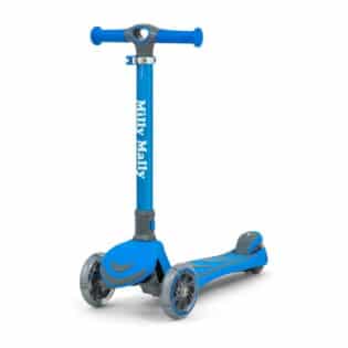 Dreirad-Roller Boogie Milly Mally blau leuchtende Räder