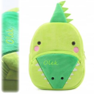 Plüschrucksack für Vorschulkind Dinosaurier