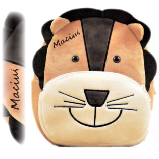 Plüschrucksack für Vorschulkind Löwe