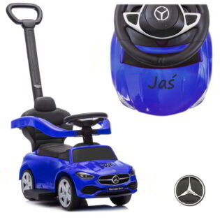 Rutschauto MERCEDES blau C-Klasse 3in1