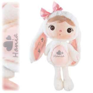 Puppe Hase Metoo Weiß 46cm