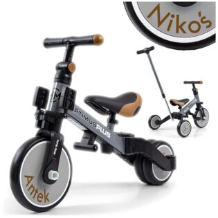 Dreirad-Laufrad Optimus Plus Milly Mally grau 4in1