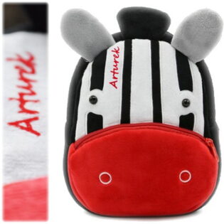 Plüschrucksack für Vorschulkind Zebra
