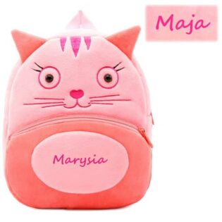 Plüschrucksack für Vorschulkind Kätzchen